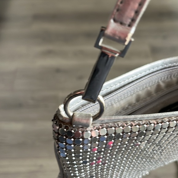 New York and Company Silver Sequin Small Bag. - Picture 5 of 5